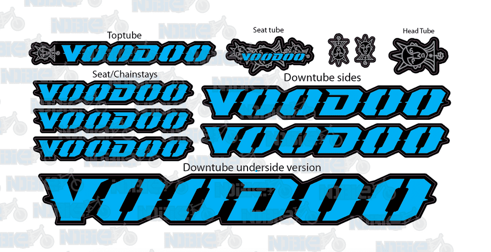 Voodoo Frame Graphic Set