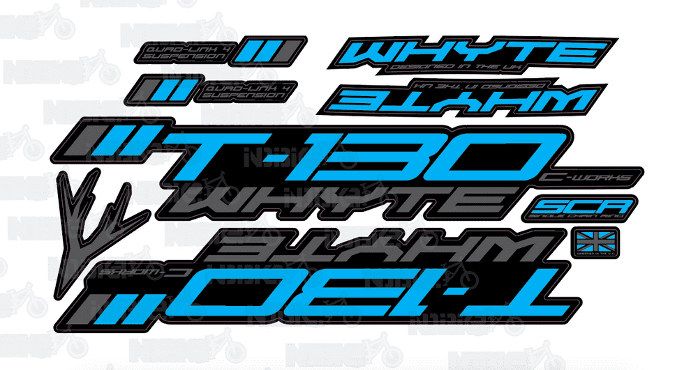 Whyte T130 C Works 2018 Graphic Set