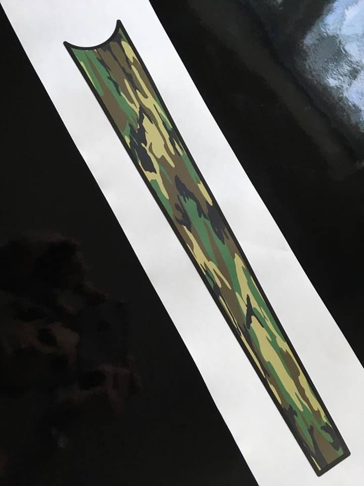 Woodland Camouflauge Top Tube Graphic