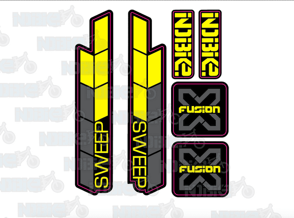 X Fusion Sweep Fork Graphics