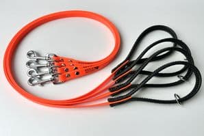 4 x BioThane® Standard Leads - Super Grip Handles - Bundle