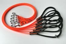 6 x BioThane® Standard Leads - Super Grip Handles - Bundle