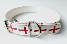 BioThane® Buckle Collar - England Flag