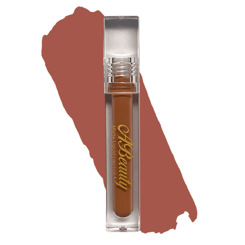 A Beauty  Kissproof Long Lasting Waterproof Matte Liquid Lipstick Shade Caramel 84