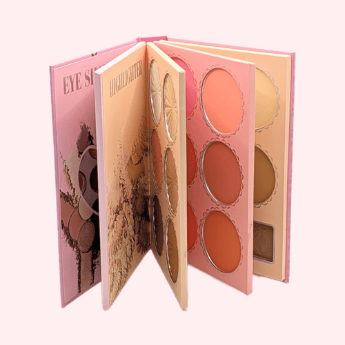 ABeauty All-in-One Eyeshadow, Blusher, Highlighter & Contour Makeup Palette Book – 43 Shades