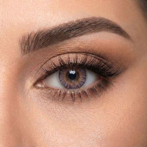 GoodLook Colours Amethyst Coloured Yearly Contact Lenses – 3 Tone Effect, Natural Look