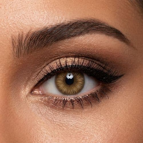 GoodLook Dailies Hazel Coloured Daily Disposable Contact Lenses – Soft Aqua Rich, Natural Look