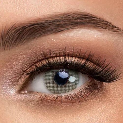 GoodLook Hidrocor Amber Coloured Yearly Contact Lenses – No Limbal Ring, Natural Look