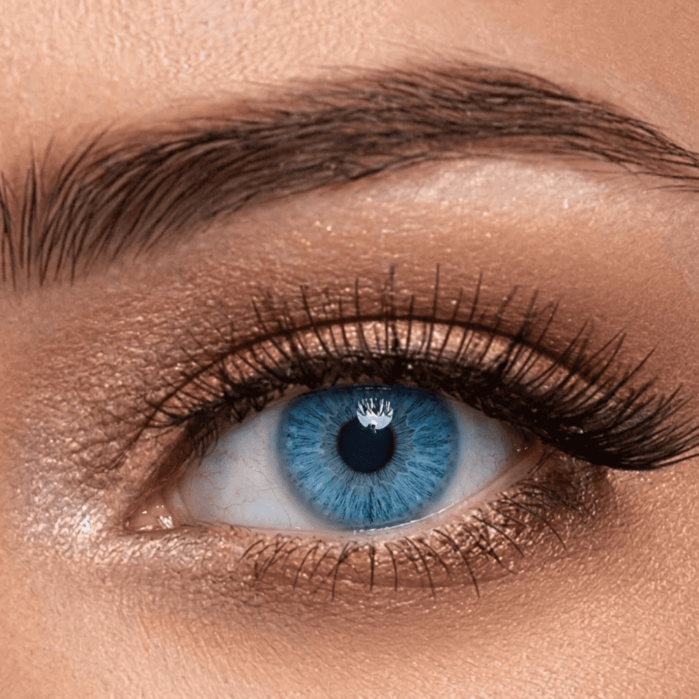 GoodLook Hidrocor Azul Coloured Yearly Contact Lenses – No Limbal Ring, Natural Look