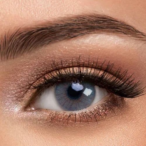 GoodLook Hidrocor Graphite Coloured Yearly Contact Lenses – No Limbal Ring, Natural Look