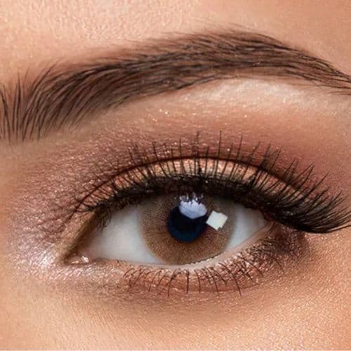 GoodLook Hidrocor Ochre Coloured Yearly Contact Lenses – No Limbal Ring, Natural Look