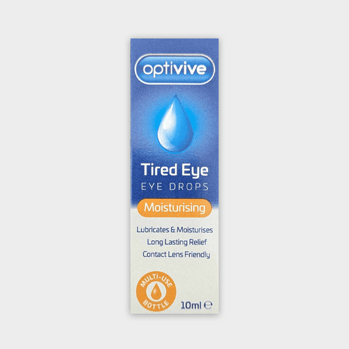 Optivive Tired Eye Moisturising Eye Drops 10ml - Hydrating and Refreshing