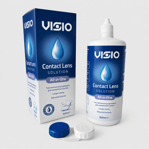 Visio Contact Lens Solution All in One 360ml (3 Months Supply)