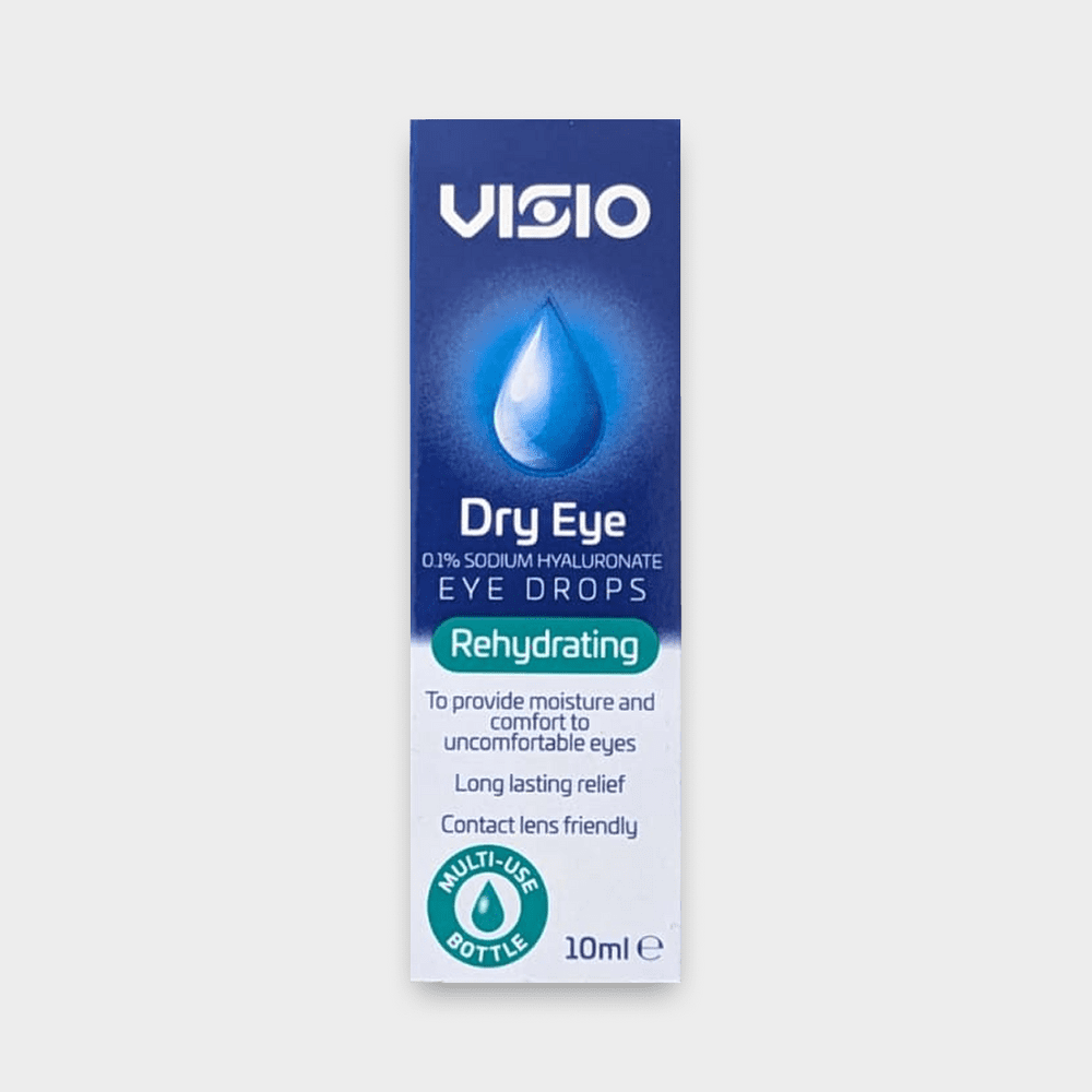 Visio Rehydrating Dry Eye Drops 10ml - Moisturising and Refreshing