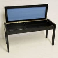 Austin Duet Box Music Stool Black Secondhand