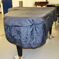 Blue quilted piano cover for 225cm grand C594