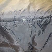 Blue quilted piano cover for 225cm grand C594