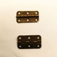 Brass hinges for upright piano music desk