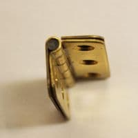 Brass hinges for upright piano music desk