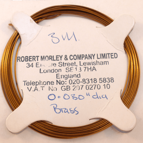 Brass Wire - 4 Meter Card