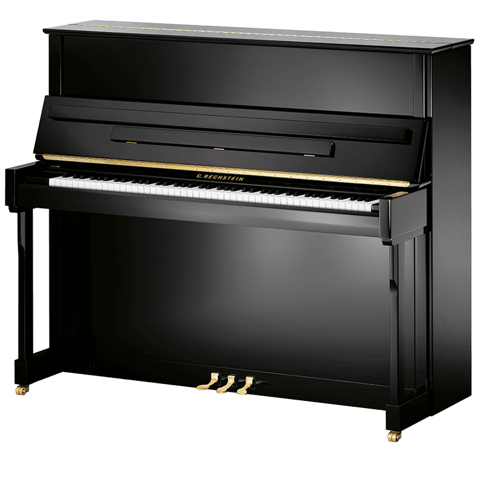 C. Bechstein Academy A124 "Imposant" Upright Piano Black NEW