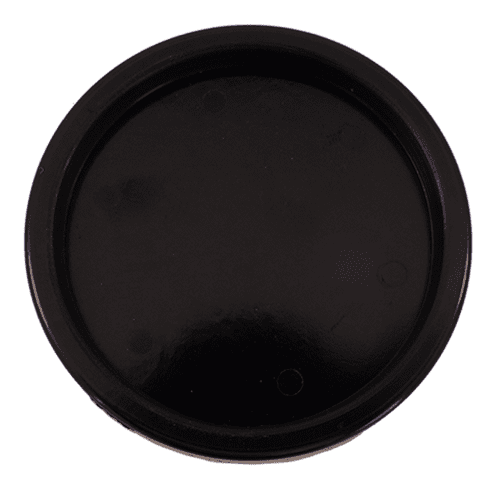 Castor Cups Black Plastic 6.9cm - set of 4