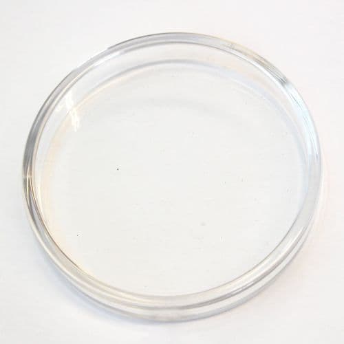Castor Cups Clear Plastic 8.5cm Large