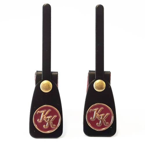 Desk hooks for upright piano, portable, black