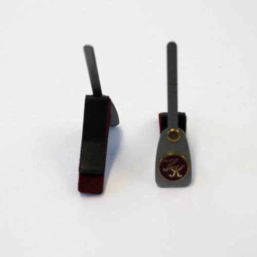 Desk hooks for upright piano, portable, chrome