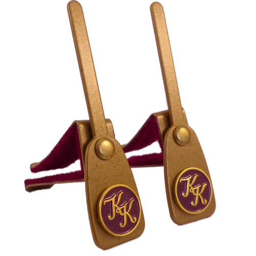 Desk hooks for upright piano, portable, gold