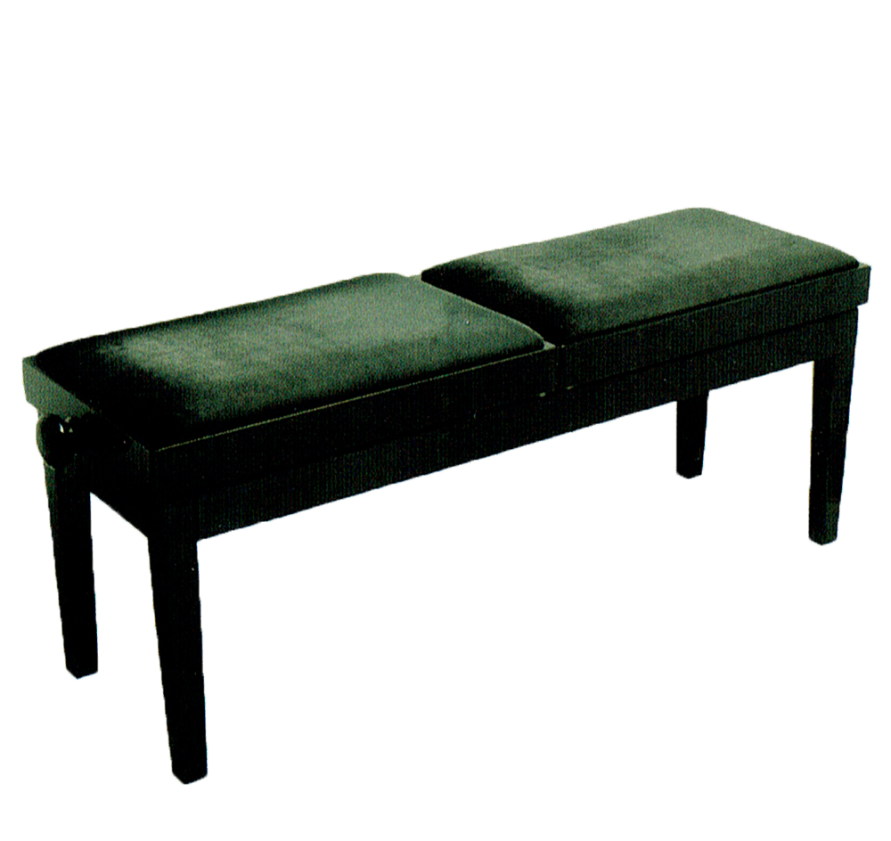 Duet Adjustable Stool with 2 independent seats Black New