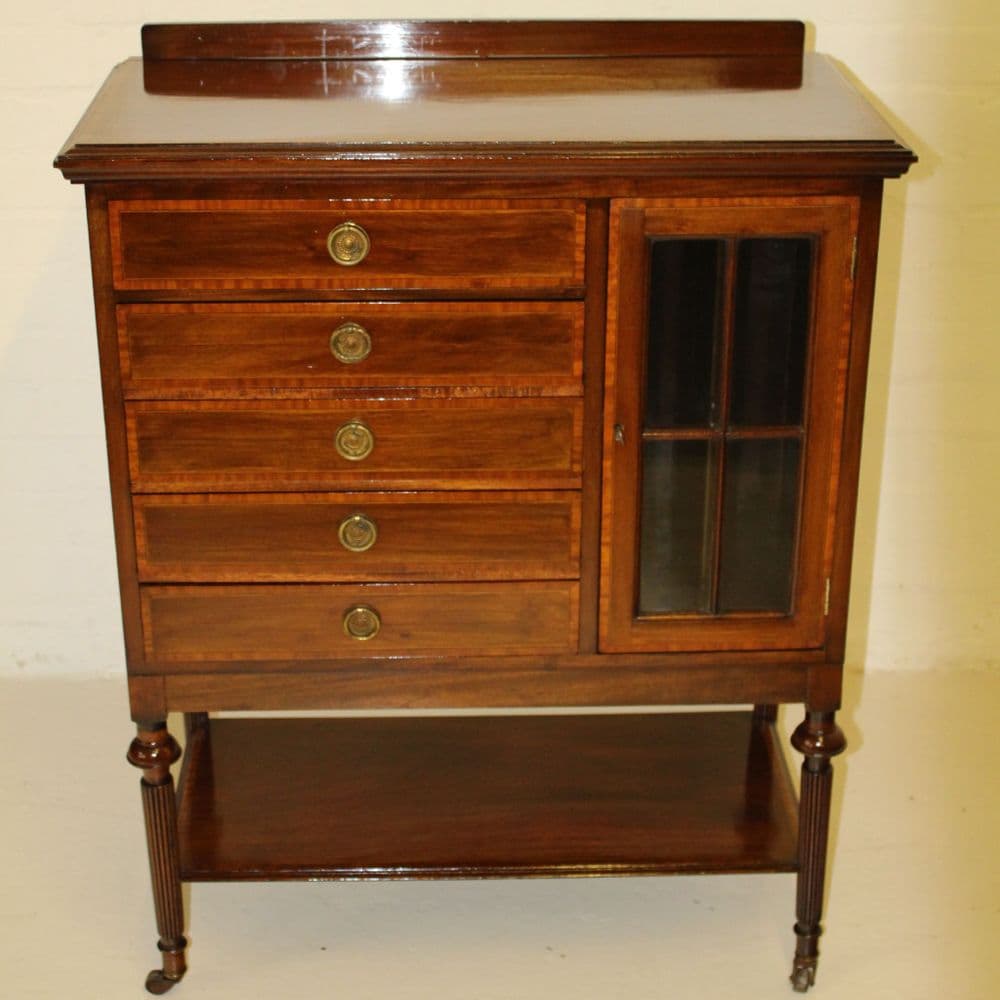 Edwardian Music cabinet