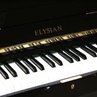 Elysian 107cm Studio Upright Piano Black c1986