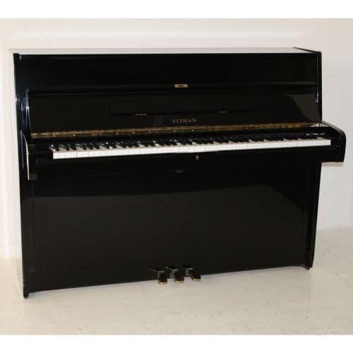 Elysian 107cm Studio Upright Piano Black c1986