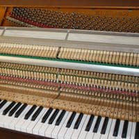 Elysian 109cm Prima Upright Piano Mahogany c1993