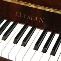 Elysian 109cm Prima Upright Piano Mahogany c1993