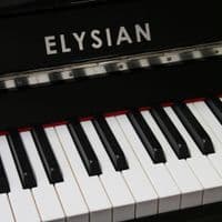 Elysian 122cm AEU122S Traditional Upright Piano Black NEW