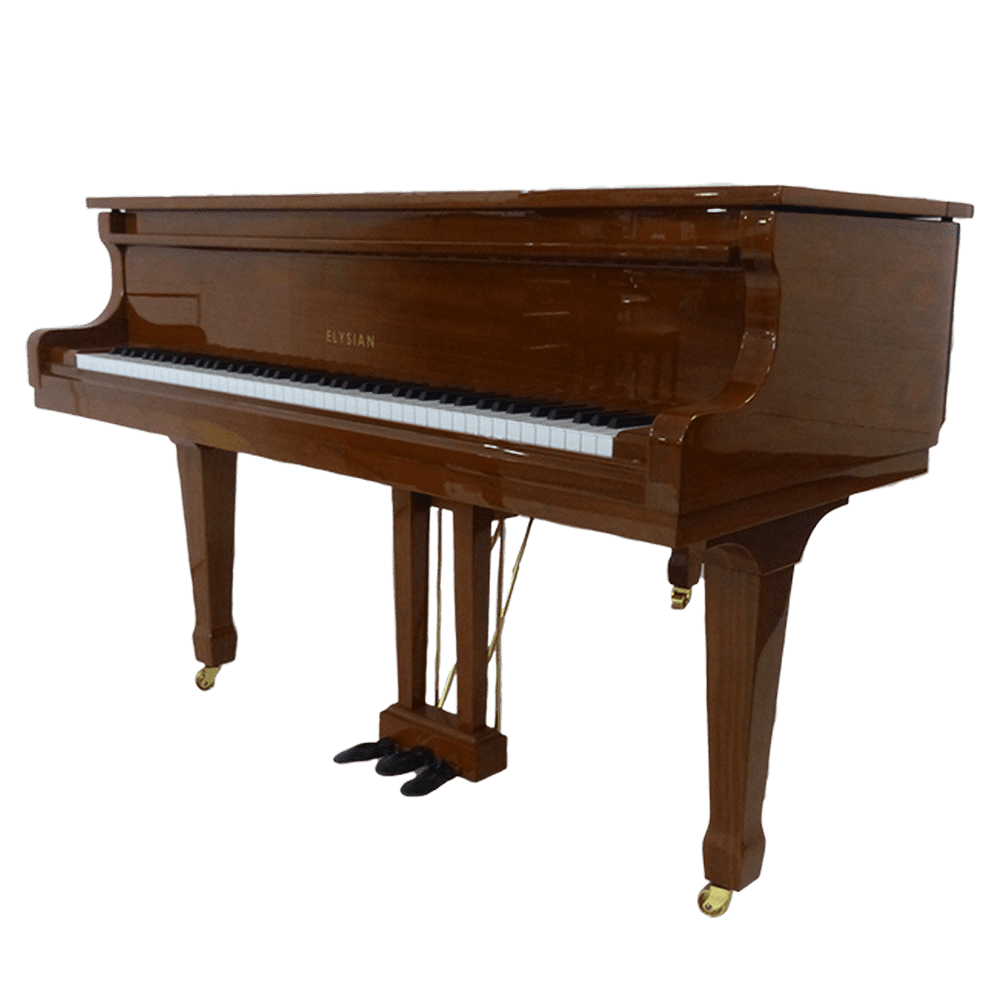 Elysian 160cm Grand Piano Walnut NEW