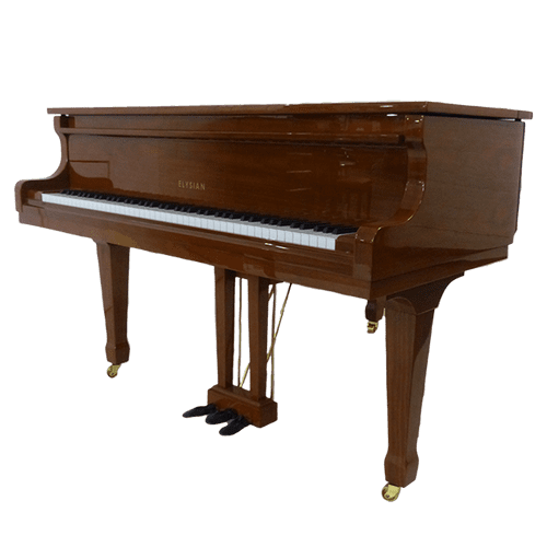 Elysian 160cm Grand Piano Walnut NEW