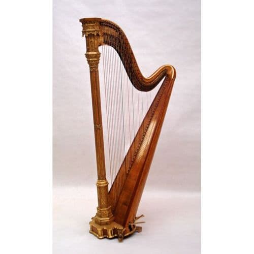Erard Gothic Concert Harp Maple and Gold c1850