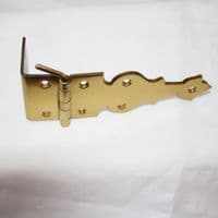 Grand piano cranked lid hinge G738 brass