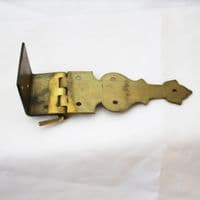 Grand piano cranked lid hinge G738 brass