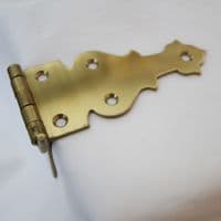 Grand piano lid hinge G736 brass