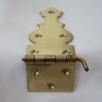 Grand piano lid hinge G736 brass