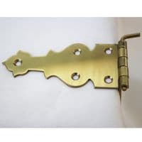 Grand piano lid hinge G736 brass