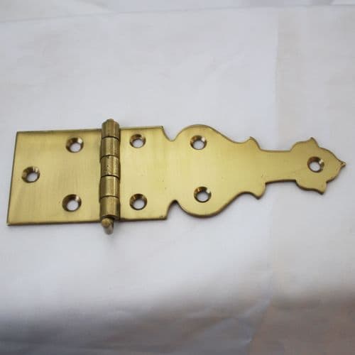 Grand piano lid hinge G736 brass