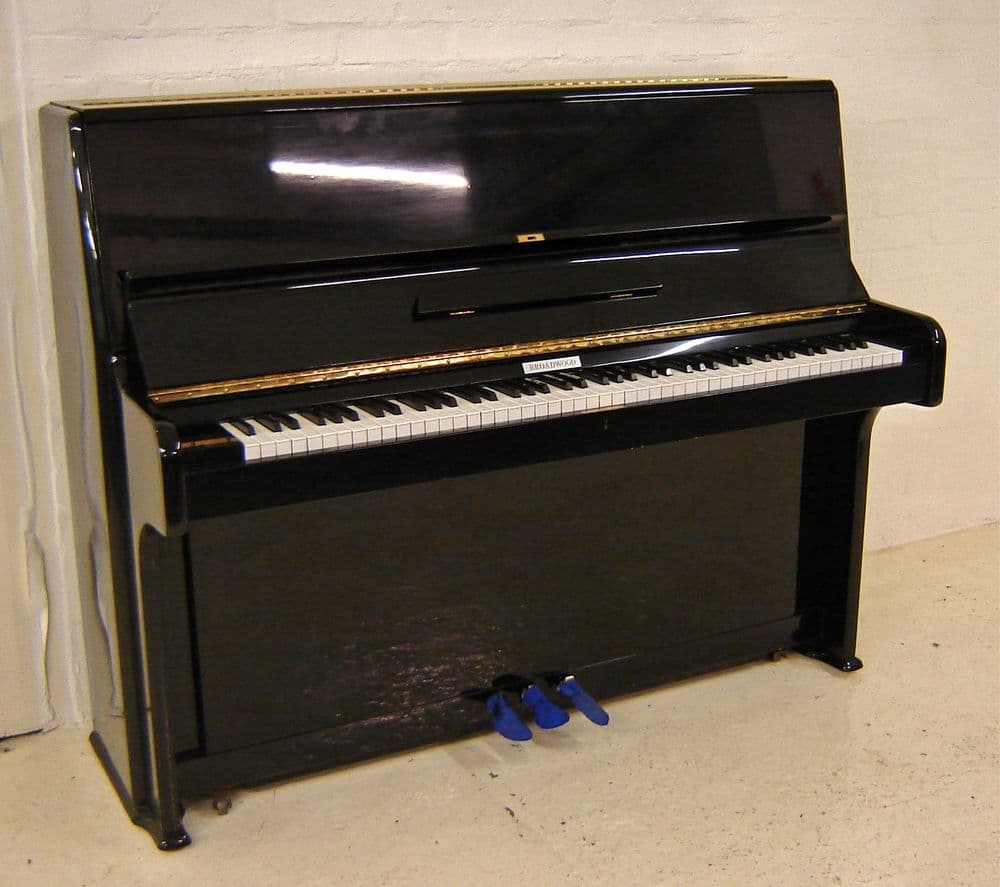 John Broadwood model 22 modern upright piano Black c1976