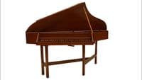 John Morley 5 Octave Spinet Mahogany c1959