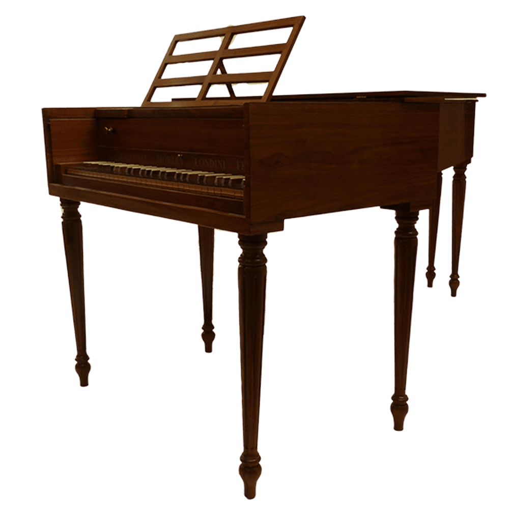 John Morley Single Manual Franco-Flemish Harpsichord Walnut c2015