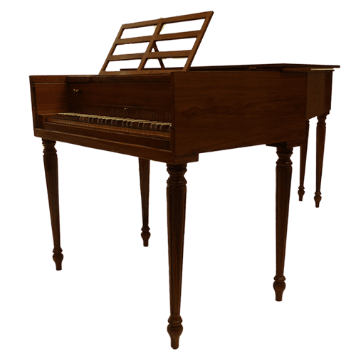 John Morley Single Manual Franco-Flemish Harpsichord Walnut c2015